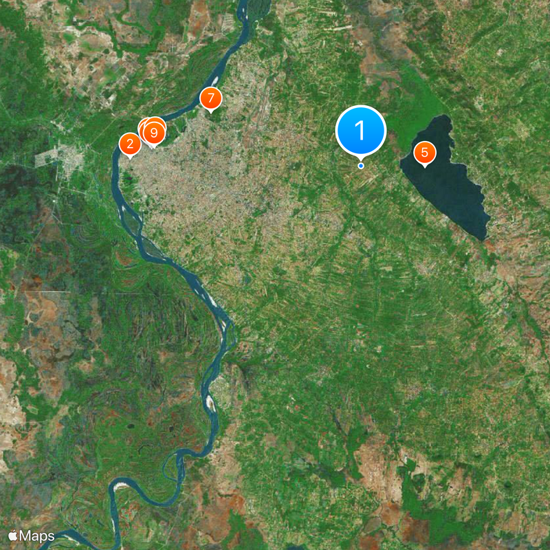 Central Department Map