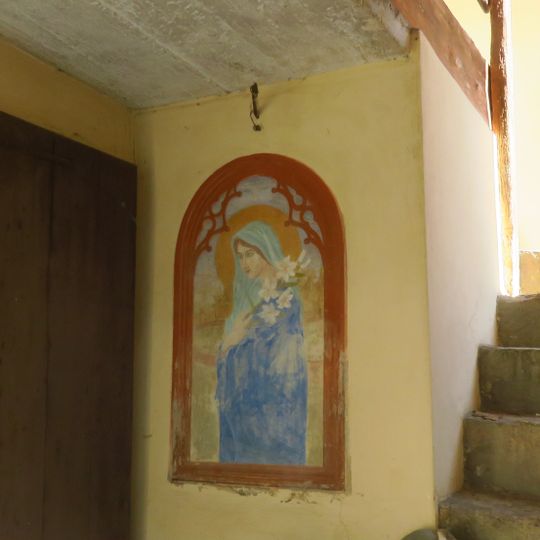 Opera d'arte, chiesa cattolica, murale