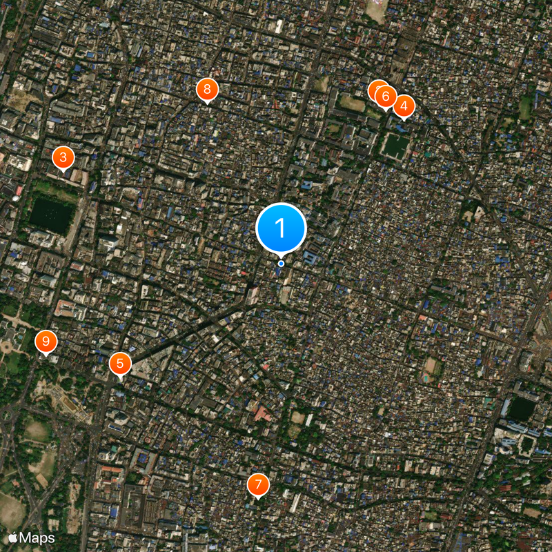 Bowbazar Map