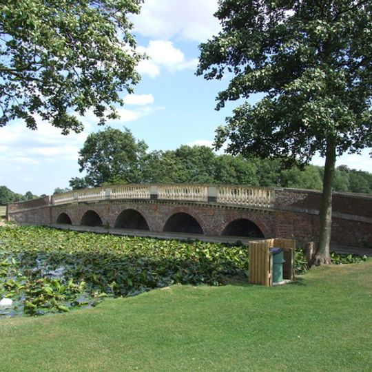Bridge Over The Lake Approxiately 35 Metres To South-West Of Burton Constable Hall