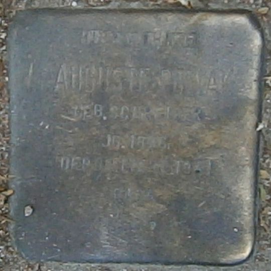 Stolperstein dedicated to Auguste Pollak