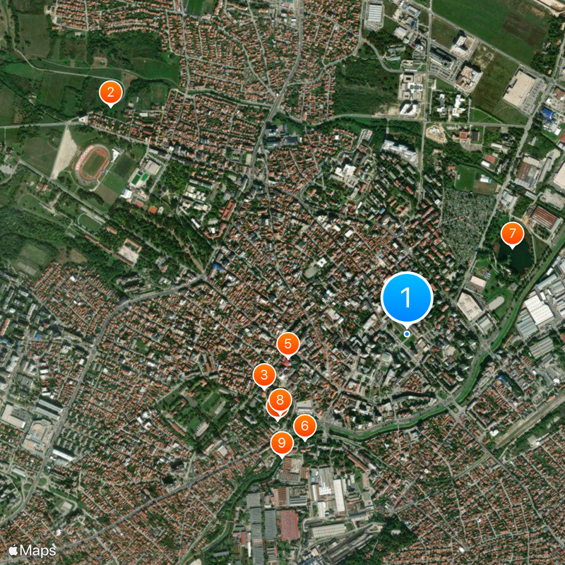 Kragujevac Mappa