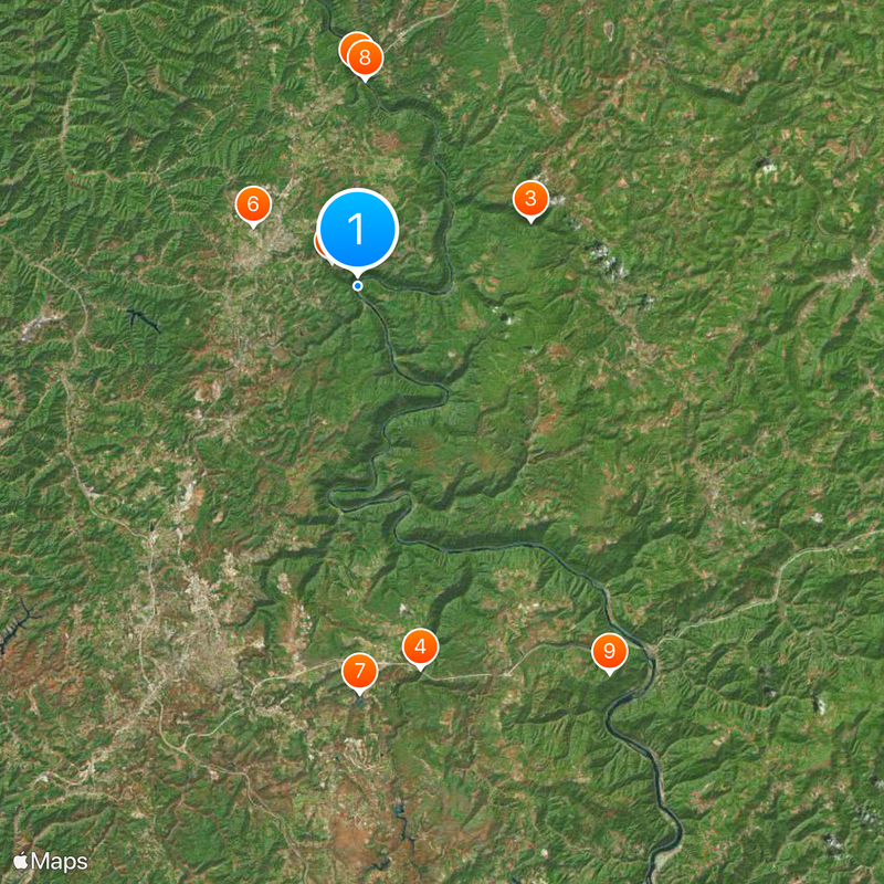 New River Gorge National Park and Preserve Map