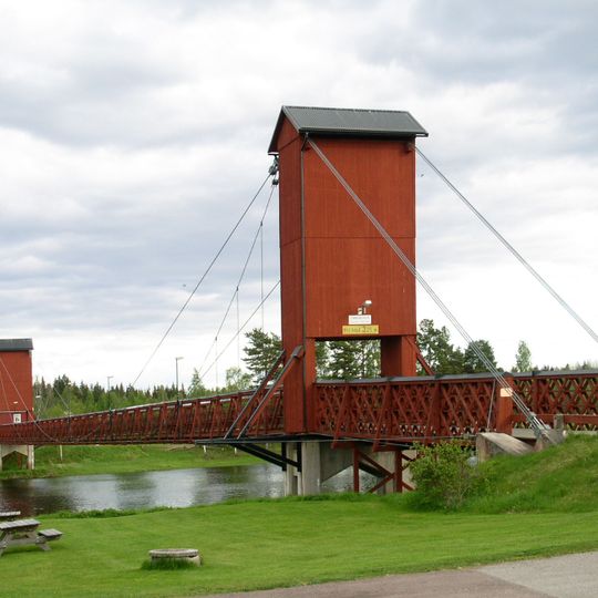 Hängbron, Dala Floda