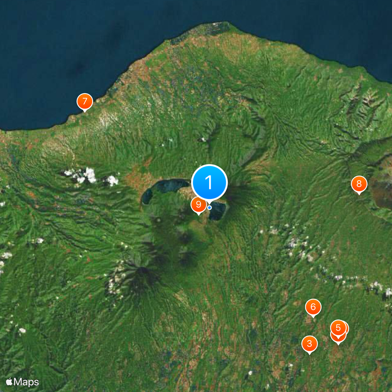 Pura Ulun Danu Bratan Mapa