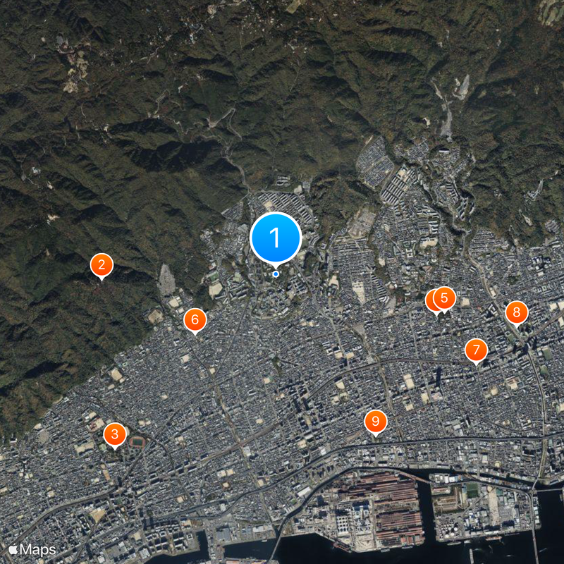 Kobe University Map