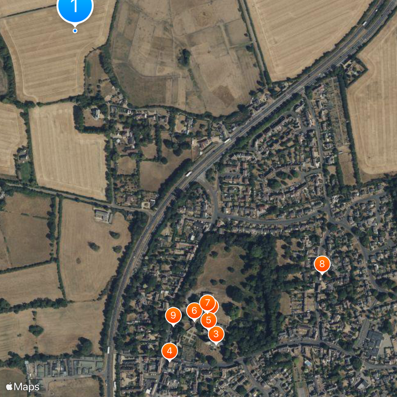 Huntingdon Map