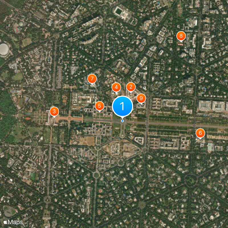 Ministry of Corporate Affairs Map