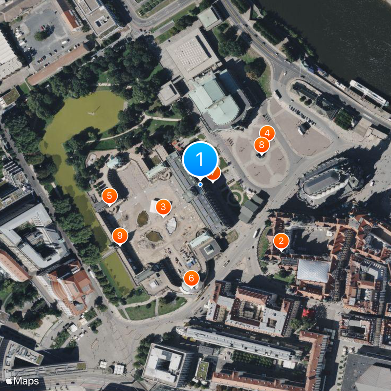 Gemäldegalerie Alte Meister Mapa