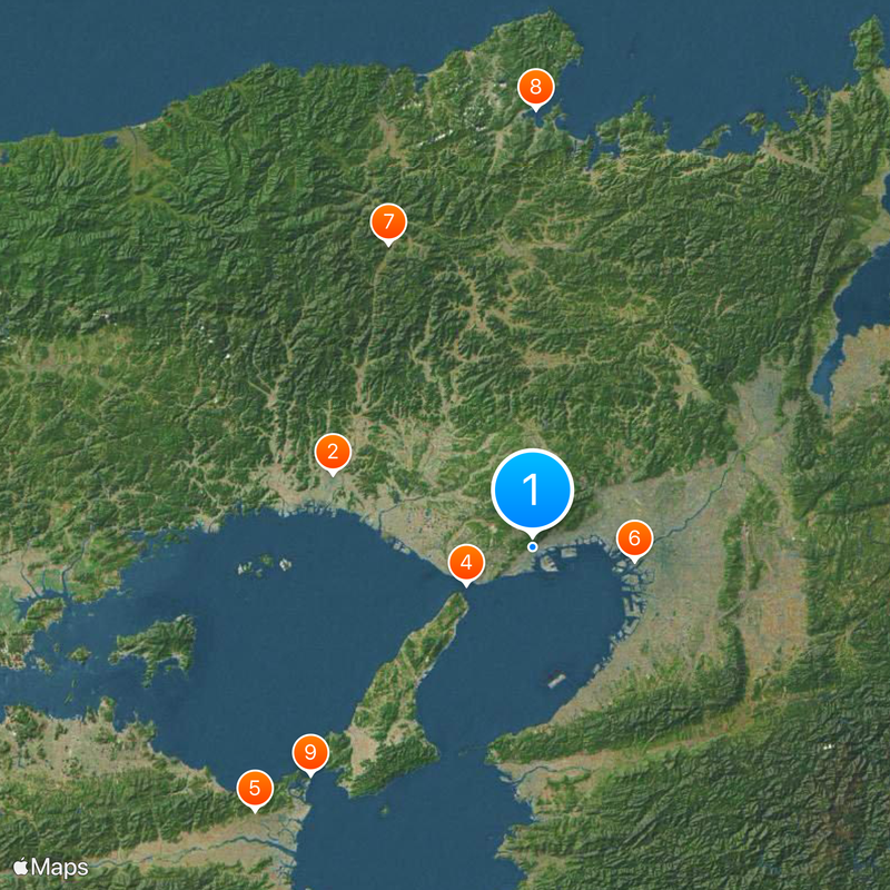 Hyōgo Prefecture Map