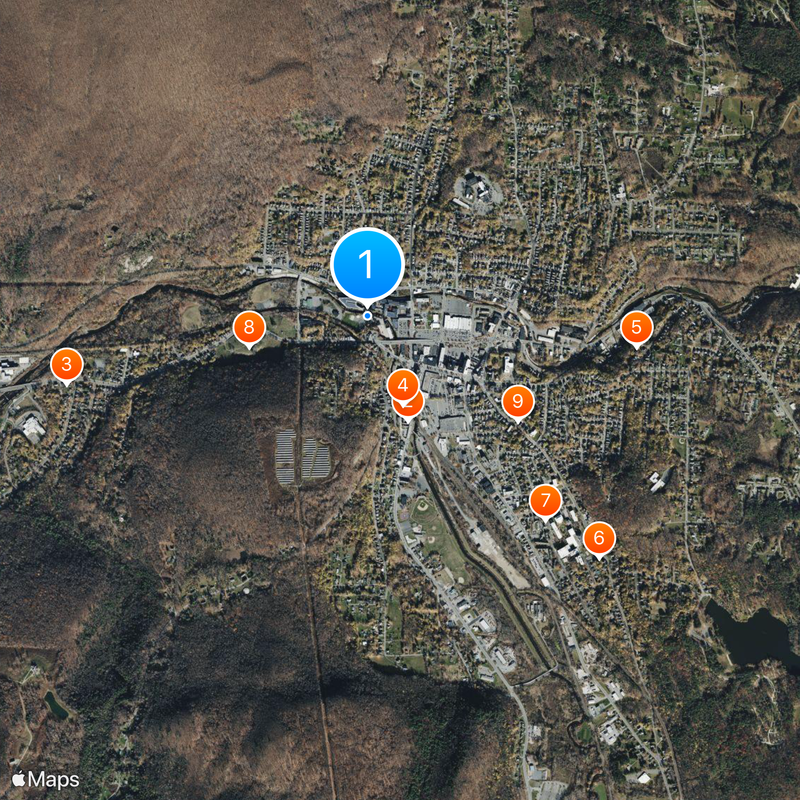 Massachusetts Museum of Contemporary Art Karte