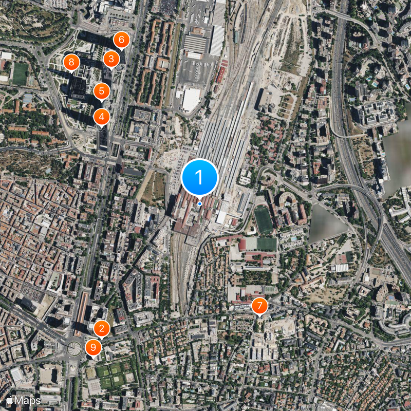 Madrid-Chamartín-Clara Campoamor Map