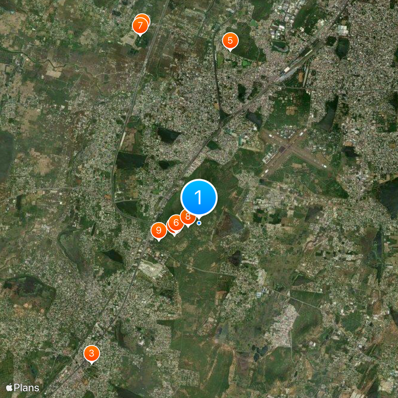 Arignar Anna Zoological Park Kaart