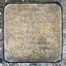 Stolperstein en memoria de Cywia Jedwab