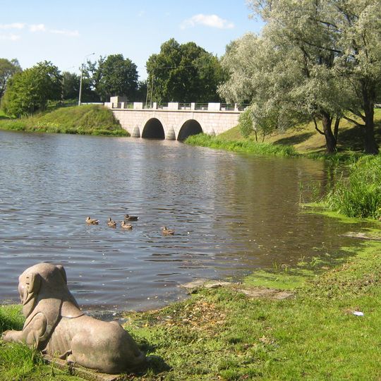Staircase & Pier with Lions, Marientahl Park