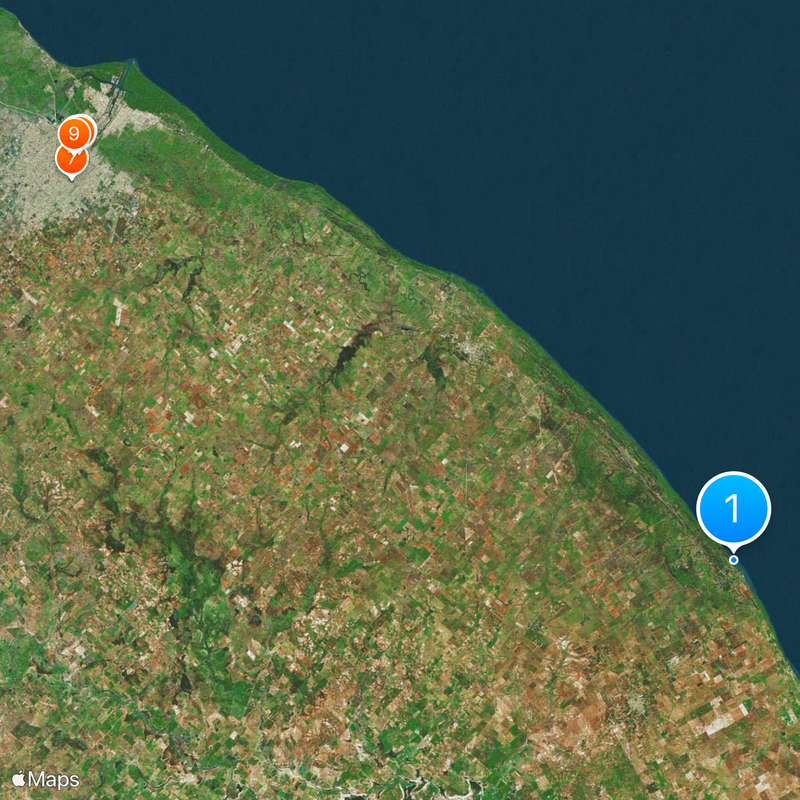 Punta del Indio Mappa
