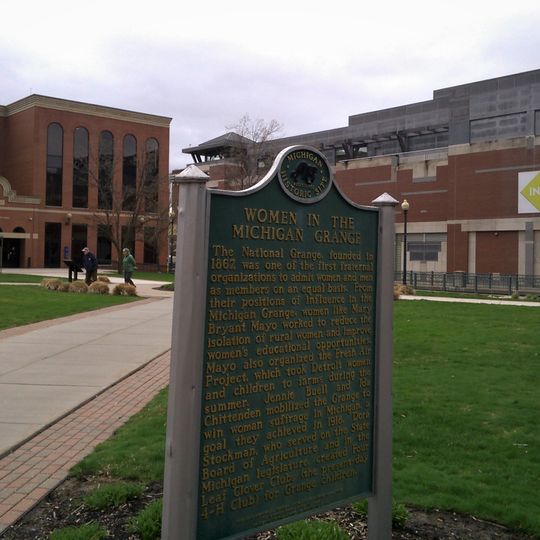 Women in the Michigan Grange Historical Marker