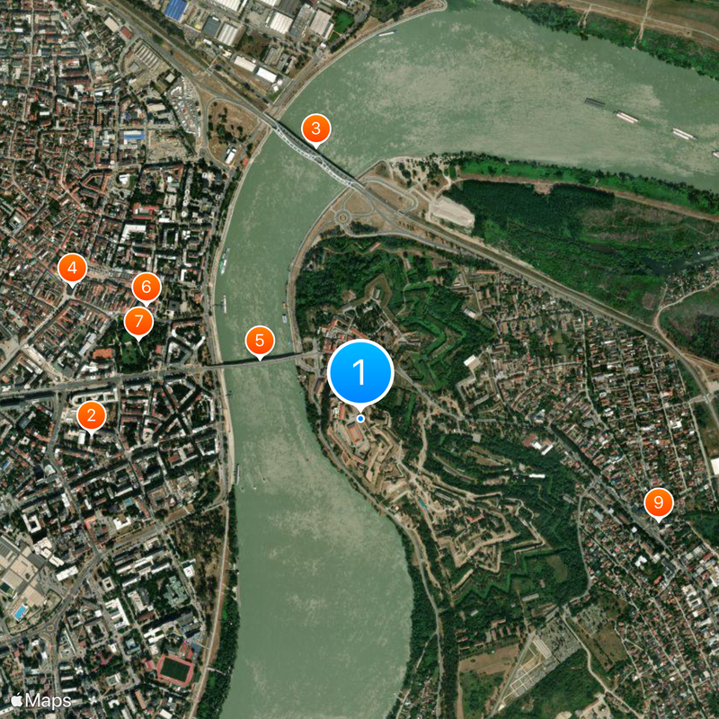 Petrovaradin Fortress Mappa