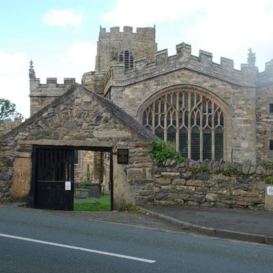 Lychgate to the churchyard of the Church of St Beuno