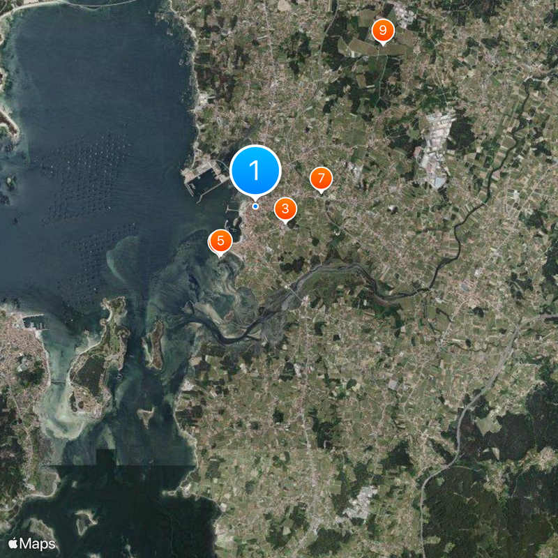 Cambados Map
