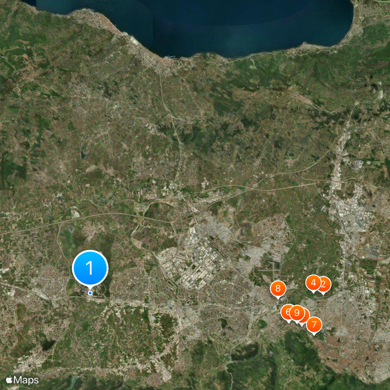 Bursa Uludağ University Map