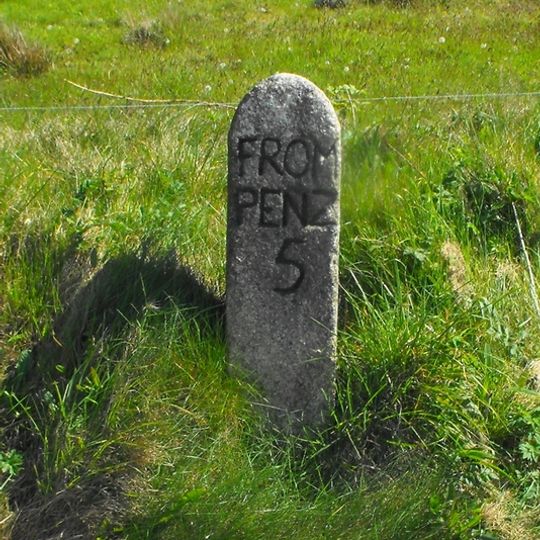 Milestone Approximately 323M West Of Higher Botrea
