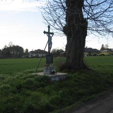 Pamětní kříž u hřbitova na jihovýchodním okraji Zdětína