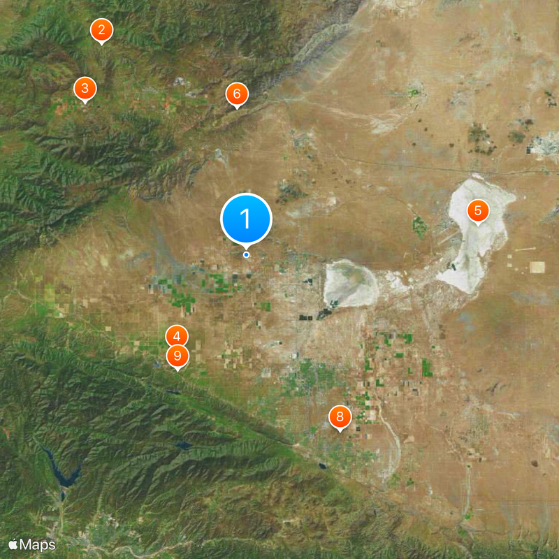 Willow Springs International Motorsports Park Mappa
