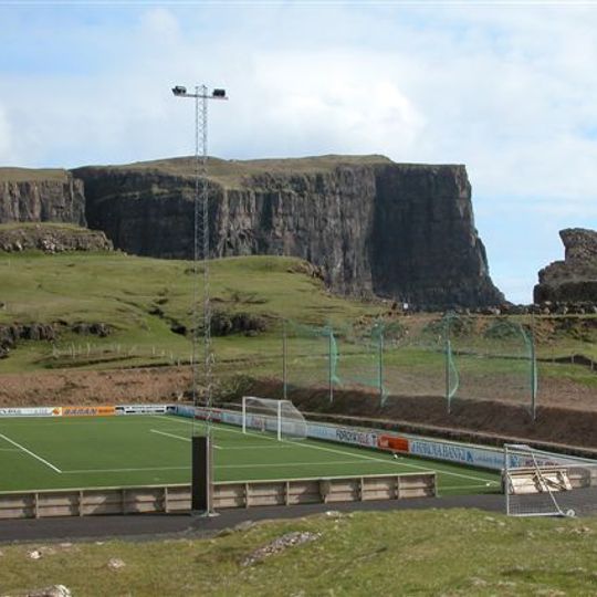 Vesturi á Eiðinum Stadium