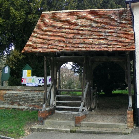 Lychgate And Adjoining Churchyard Wall