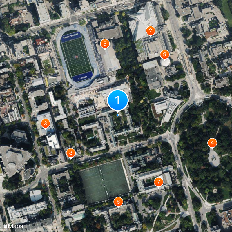 Trinity College Map