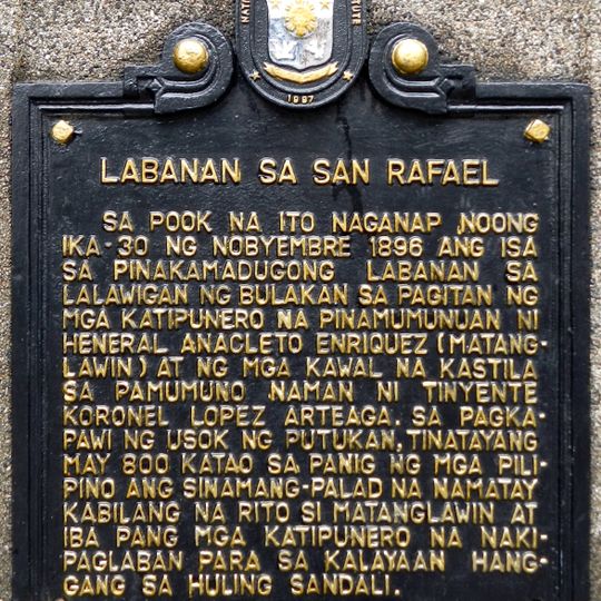 Battle of San Rafael historical marker