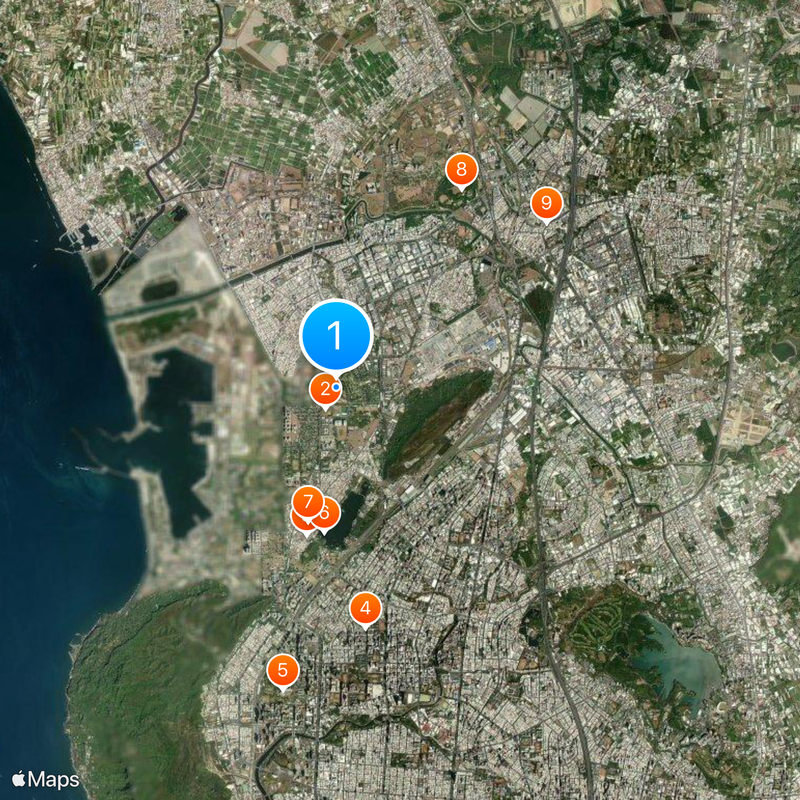 Stadion Narodowy w Kaohsiungu Mapa