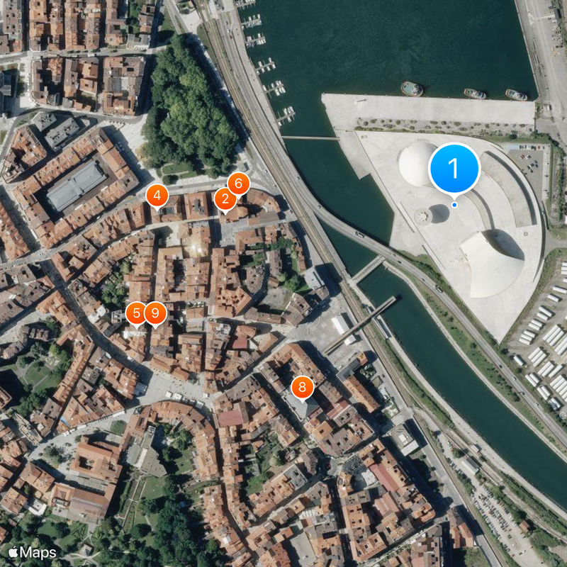 Oscar Niemeyer International Cultural Centre Map