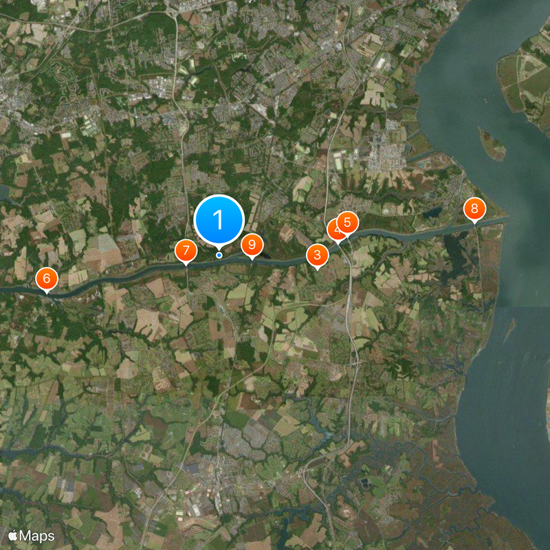 Chesapeake and Delaware Canal Map