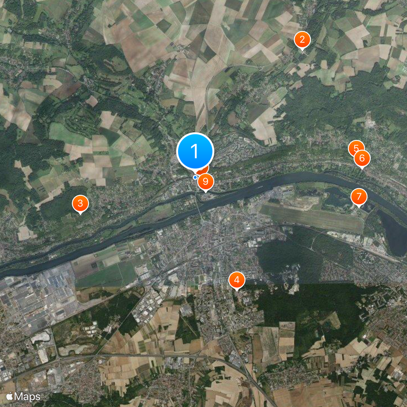 Meulan-en-Yvelines Mappa