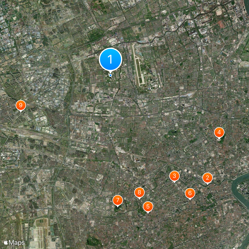 Shanghai University Map