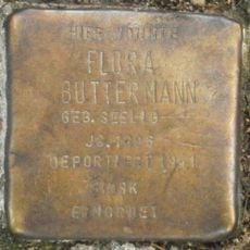 Stolperstein dedicated to Flora Buttermann