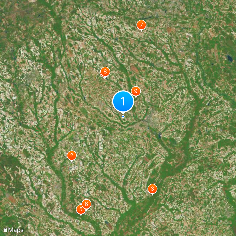 Hrabstwo Robeson Mapa