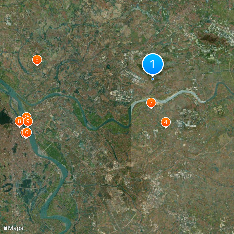 Phật Tích Temple Mapa