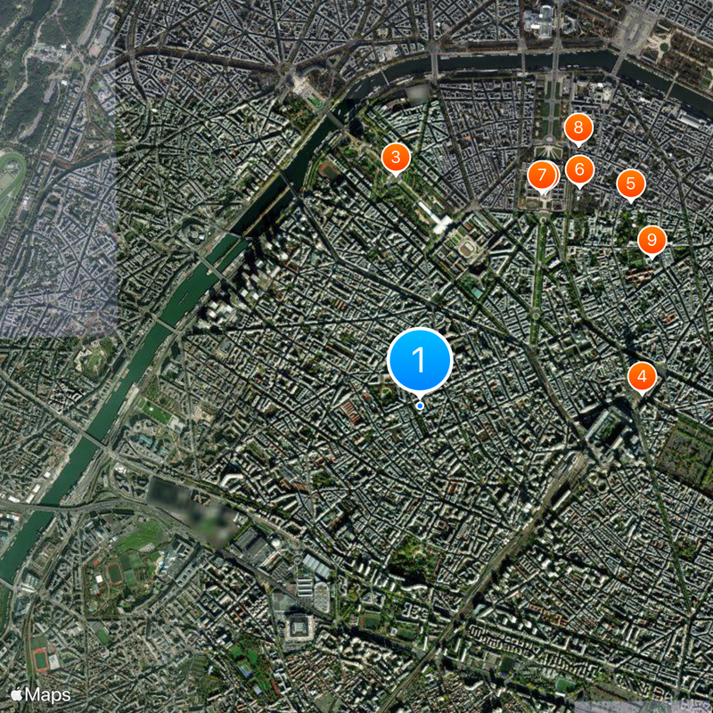 15. dzielnica Paryża Mapa