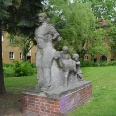 Man with children