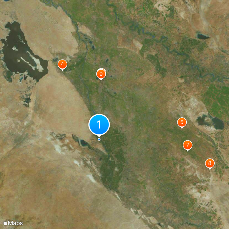 Great Mosque of Kufa Mapa