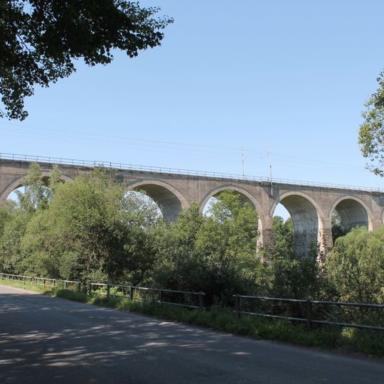 Railway bridge in Ostrov nad Oslavou