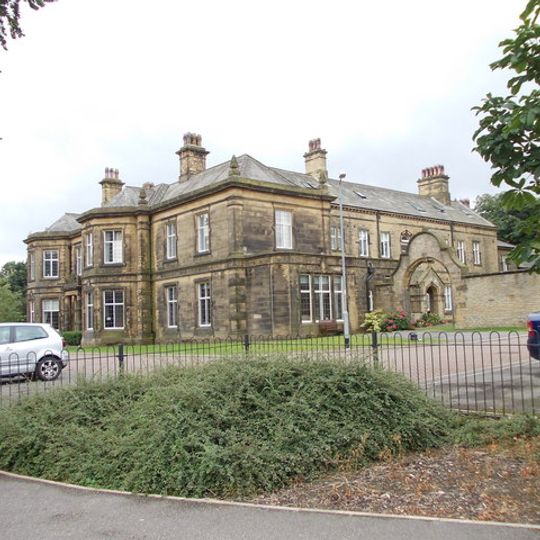 Northowram Hall and attached conservatory