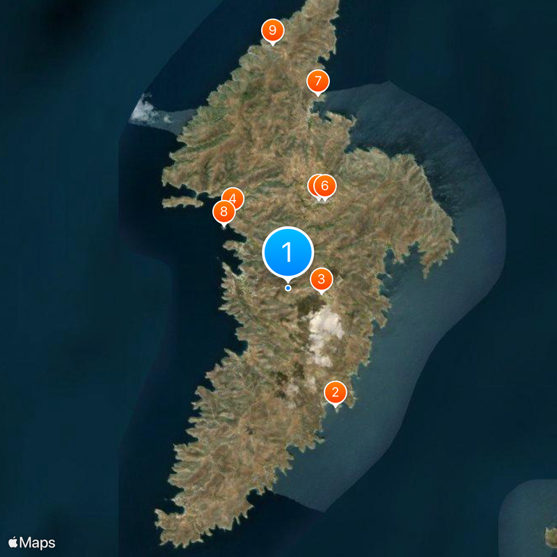 Kythnos Map