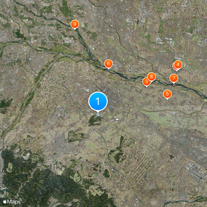 Honjō-Waseda Station Mapa