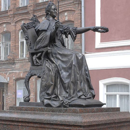 Catherine II monument in Vishniy Volochek