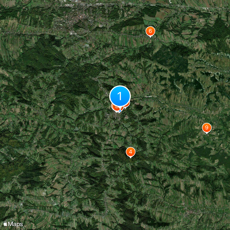 Nowy Wiśnicz Castle Map