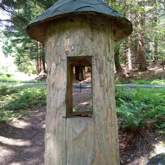 Bell tower near Petronela spring